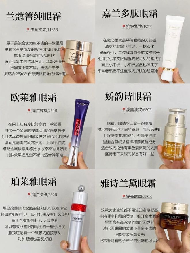 ？这6款大牌抗老眼霜专业针对各种纹凯发平台干纹细纹什么眼霜去皱效果好(图4)